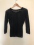 Дамска плетена блуза с дълъг ръкав в размер S, снимка 1 - Блузи с дълъг ръкав и пуловери - 32235457