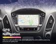 Мултимедия, Двоен дин, за Hyundai Tucson IX35, Навигация, дисплей, плеър IX 35, екран Android, IX35 , снимка 8