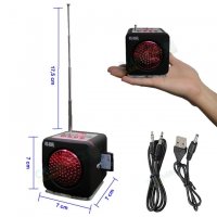 MP3 тонколонка с радио WS-909RL, снимка 5 - Bluetooth тонколони - 28508882