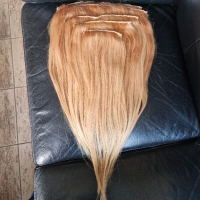 Естествена коса на треси, снимка 1 - Аксесоари за коса - 44872267