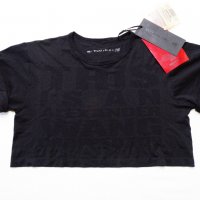 НОВИ! Alexander Wang x H&M Crop Top Черен Топ, снимка 4 - Тениски - 32922957