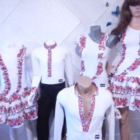 Детска рокля за танци или друг вид празненства с български етно мотиви, снимка 1 - Детски рокли и поли - 38765921