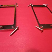 Хром метални рамки за humbuckers с винтчета за поставяне, снимка 3 - Китари - 43997246