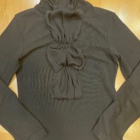 Черно поло , снимка 2 - Блузи с дълъг ръкав и пуловери - 42978088
