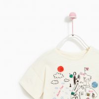 ТЕНИСКА ZARA KIDS, снимка 2 - Бебешки блузки - 29013561