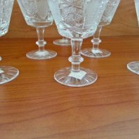кристални чаши , снимка 10 - Антикварни и старинни предмети - 28486308
