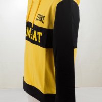 Мъжки суитшърт в черно и жълто марка Leone , снимка 3 - Спортни дрехи, екипи - 37602209
