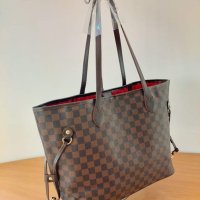 Кафява чанта Louis VuittonNeverfull- 185-10, снимка 4 - Чанти - 33326911