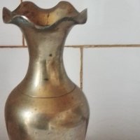 Месингова ваза., снимка 3 - Антикварни и старинни предмети - 37135198