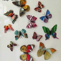 3D пеперуди светещи на тъмно или отразяващи светлината, снимка 11 - Декорация за дома - 33539140