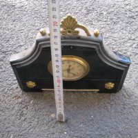 Каминен часовник с позлата, снимка 7 - Антикварни и старинни предмети - 28610802