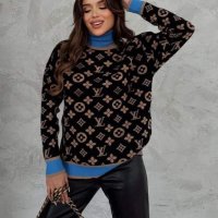 🤎Louis Vuitton уникална удобна дамска блуза / стандартен размер🤎, снимка 1 - Блузи с дълъг ръкав и пуловери - 43516687