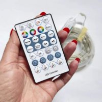 Многоцветни лампички с флашка,дистанционно и приложение за телефон, снимка 3 - Лед осветление - 43429985