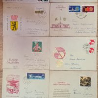 Пътували  пликове с марки ГДР 10 броя №9, снимка 1 - Филателия - 43593026