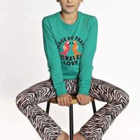 Панталон в зебра принт 🦓 от Funky Xs , снимка 1 - Детски панталони и дънки - 39852557