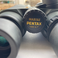 Бинокъл Pentax 7x50, снимка 6 - Екипировка - 44884465