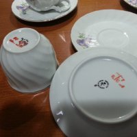 Стар български порцелан чаши за чай , снимка 3 - Антикварни и старинни предмети - 43899619
