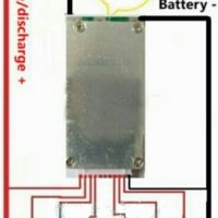 BMS 10S 36V 37V 42V 15A електронна платка модул литиево-йонна батерия защита на батерията, снимка 2 - Друга електроника - 36630148