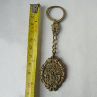 стар ключодържател клетва, лъв бронз метал, снимка 2 - Други ценни предмети - 29035550