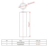 Батерия CANFER 21700 4500mah 9А, снимка 5 - Друга електроника - 43095866