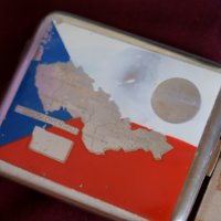 Монети и табакера от Чехословакия, снимка 3 - Антикварни и старинни предмети - 32344671