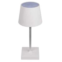 Модерна LED настолна лампа Out of the Blue/Акумулаторна/преносима/тъч контрол/водоустойчива - бяла, снимка 2 - Настолни лампи - 43877401