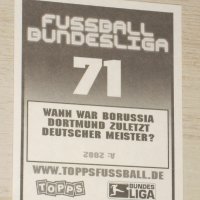 Комплект от 100 бр. футболни стикери от Бундеслигата TOPPS от сезон 2009/10, снимка 15 - Фен артикули - 25626916