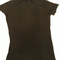 Тениска RIHANNA черен фон с камъни и моден принт, спортно-елегантна, еластан и памук, къс ръкав , снимка 9 - Тениски - 37415997