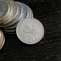 Mонета - Сингапур - 20 цента | 1997г., снимка 1 - Нумизматика и бонистика - 28832337