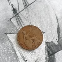 Монета - Великобритания - 1/2 (половин) пени | 1921г., снимка 1 - Нумизматика и бонистика - 38964385