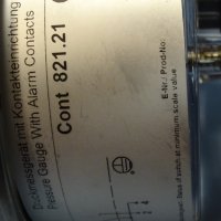 ел. контактен манометър WIKA cont 821.21 0-25Bar Ø85mm G1/2”, снимка 6 - Резервни части за машини - 37257077