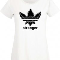 Дамска Тениска Stranger Adidas,Филм,Сериал,адидас,ADIDAS, снимка 1 - Тениски - 37314458