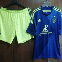 Ajax Adidas оригинален екип тениска фланелка шорти къси гащи Аякс размер L , снимка 1 - Спортни дрехи, екипи - 43425169