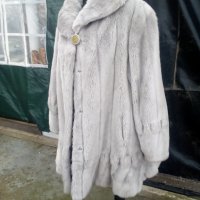 Елегантно дамско палто от еко кожа, снимка 3 - Палта, манта - 27557636