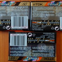 Аудио касети /аудио касета/ TDK CDing 60 chrom, снимка 2 - Аудио касети - 37412234
