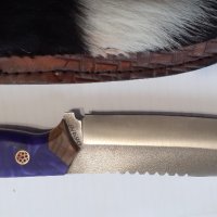 Ловен нож ръчна изработка, снимка 4 - Оборудване и аксесоари за оръжия - 43126010