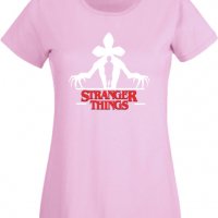 Дамска Тениска Stranger Things 6,Филм,Сериал,, снимка 11 - Тениски - 37315050