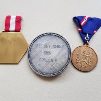Два медала и един плакет, снимка 3 - Антикварни и старинни предмети - 28376821