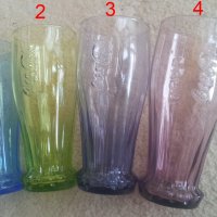 Цветни чаши Кока Кола различни от един сет 7 бр, снимка 3 - Колекции - 33555999