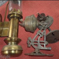 Газово-фитилни стенни лампи, снимка 7 - Антикварни и старинни предмети - 27671097
