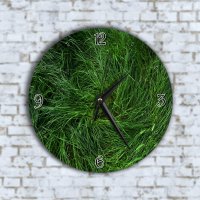 Стенен Часовник - Красива Трева Райграс, снимка 1 - Стенни часовници - 43182376