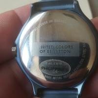 Часовник. United colours of benetton. Бенетон. Blue watch. , снимка 6 - Мъжки - 44858265