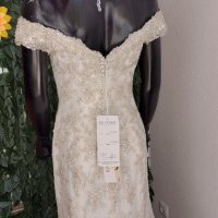 бюджетна булчинска рокля от луксозна дантела, снимка 17 - Сватбени рокли - 37339222