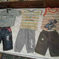 Лот дрешки за момче ръст 86-98 см., снимка 1 - Панталони и долнища за бебе - 29048939