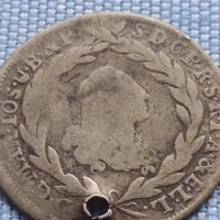 Сребърна монета 10 кройцера 1774г. Йозеф Махсимилиян трети Мюнхен Бавария 13668, снимка 2 - Нумизматика и бонистика - 42968249