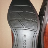 Елегантни мъжки обувки от естествена кожа ECCO №46, снимка 9 - Официални обувки - 33407453