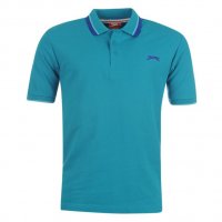  Стилна тениска в зелено,розово,лилаво и оранжево " Slazenger " с къс ръав,внос от Англия-предно зак, снимка 2 - Тениски - 26536752