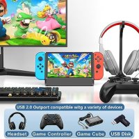 Нов 6 в 1 Докинг Станция за Nintendo Switch - HDMI, USB, снимка 3 - Други игри и конзоли - 43499987