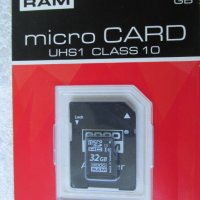 ПРОМОЦИЯ Карта памет 32 GB INTENSO,MAXELL micro SD + SD адаптер,Class 10/ ЛОТ 2БР. = 40 лв., снимка 10 - Карти памет - 32401820