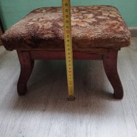 Старо столче за крака, снимка 5 - Антикварни и старинни предмети - 43898195